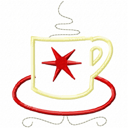 Mugs Embroidery Design 12 Mugs Embroidery Design 12